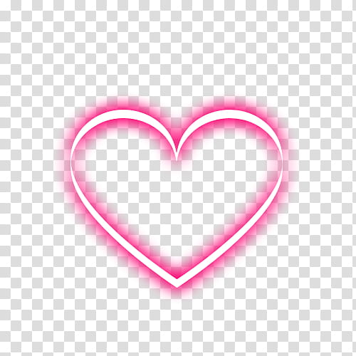 Glowing Pink Hearts , glow transparent background PNG clipart