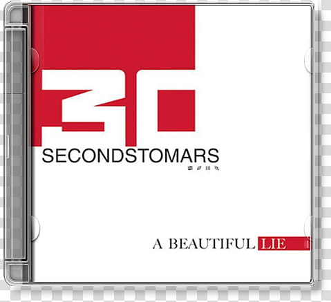 Album Cover Icons,  seconds lie,  Seconds to Mars A Beautiful Lie album transparent background PNG clipart