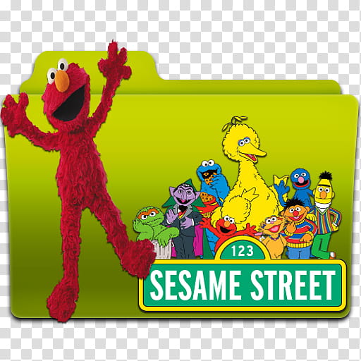 TV Shows Ultimate Folder Icon  Version , Sesame Street transparent background PNG clipart