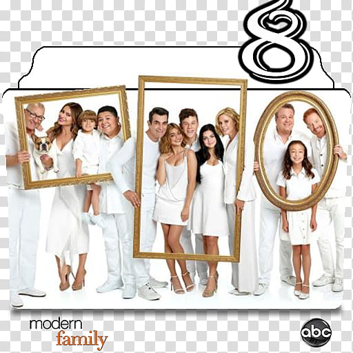 Modern Family series and season folder icons, Modern Family S ( transparent background PNG clipart