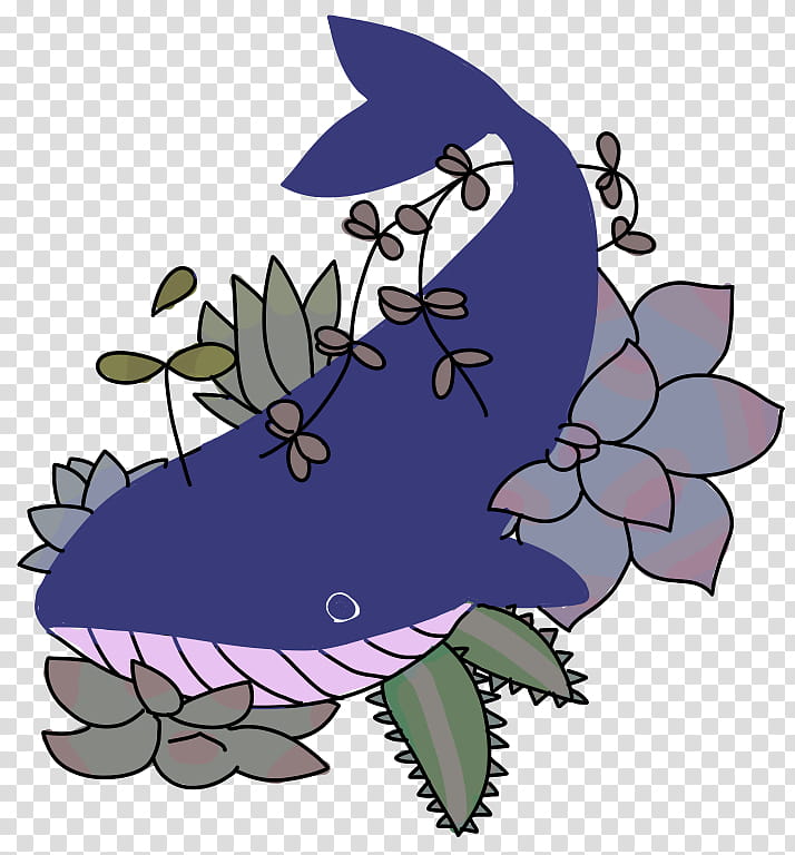 Purple Flower, Fish, Cartoon, Pollinator, Plants, Design M Group, Morning Glory transparent background PNG clipart