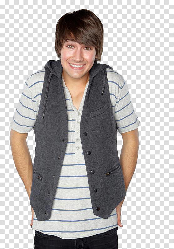 James Maslow HQ, man in gray button-up vest transparent background PNG clipart