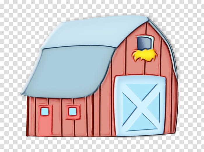 cartoon tent house shed barn, Watercolor, Paint, Wet Ink, Cartoon, Roof, Playhouse, Hut transparent background PNG clipart