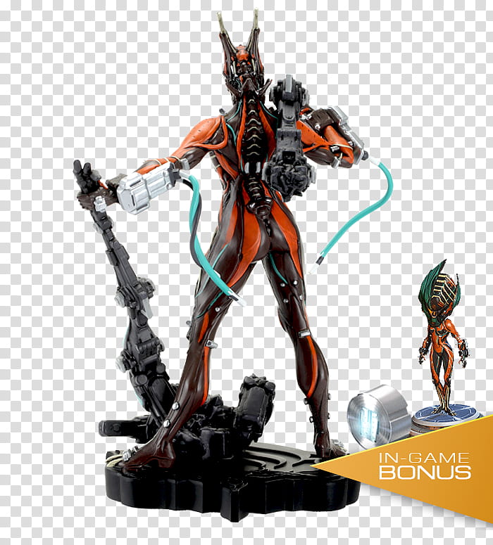 Robot, Warframe, Figurine, Video Games, Polyresin, Collecting, Statue, Toy transparent background PNG clipart