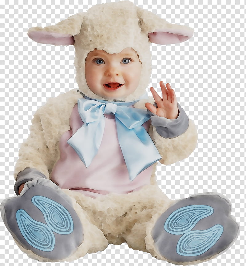 Baby, Sheep, Child, Toy, Toddler, Infant, Plush, Animation transparent background PNG clipart