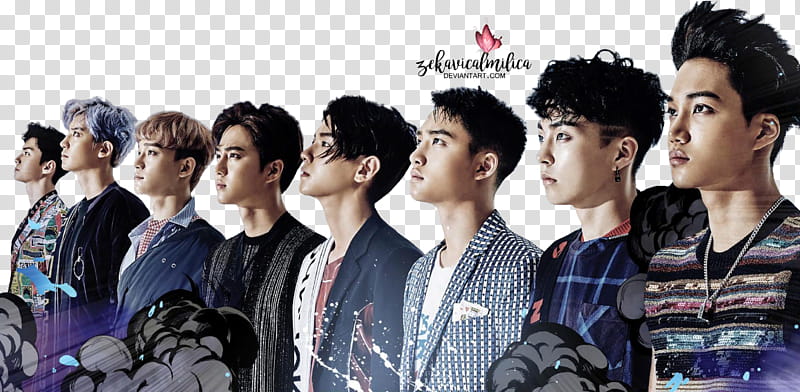 EXO The Power Of Music, Exo group transparent background PNG clipart