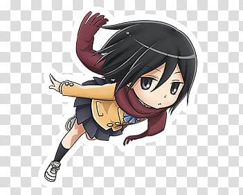 View Transparent Background Black Anime Character Png Background