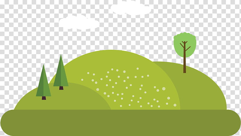 Green Grass, Drawing, Land, Leaf, Hill, Tree, Plant, Landscape transparent background PNG clipart