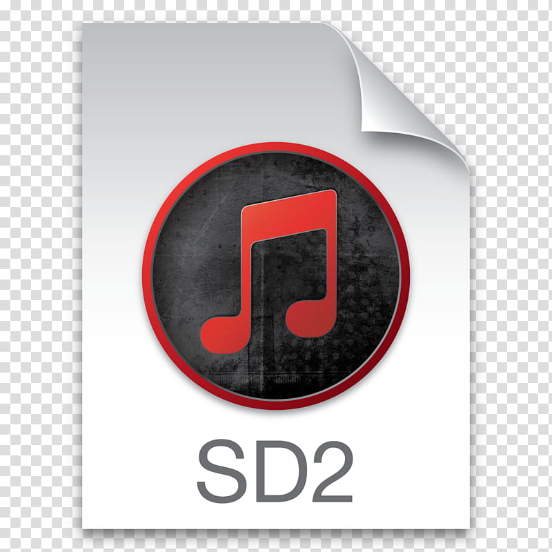 Dark Icons Part II , iTunes-sd, red SD music logo transparent background PNG clipart