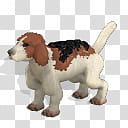 Spore creature Beagle dog , white and tan beagle transparent background PNG clipart