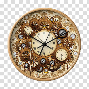 Steampunk, watch at : transparent background PNG clipart