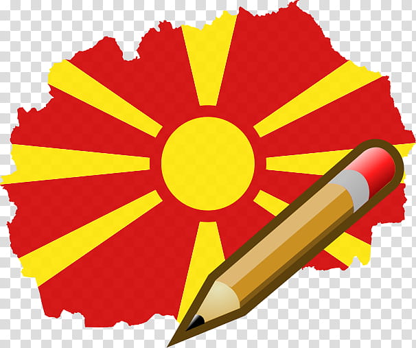 Flag, Macedonia Fyrom, Flag Of The Republic Of Macedonia, Macedonians, National Flag, National Emblem Of The Republic Of Macedonia, Map, Yellow transparent background PNG clipart