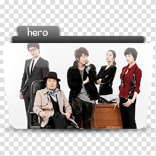 Korean Drama  Colorflow, Hero movie folder icon transparent background PNG clipart