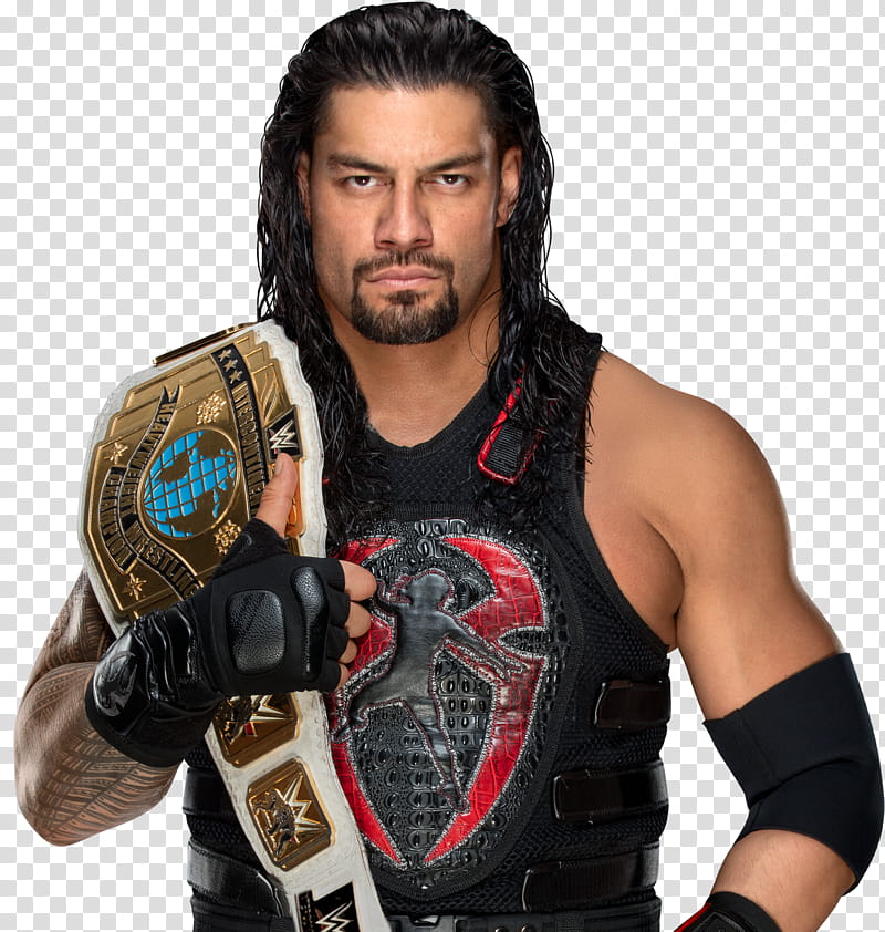 Roman Reigns Intercontinental Champion NEW Render transparent background PNG clipart
