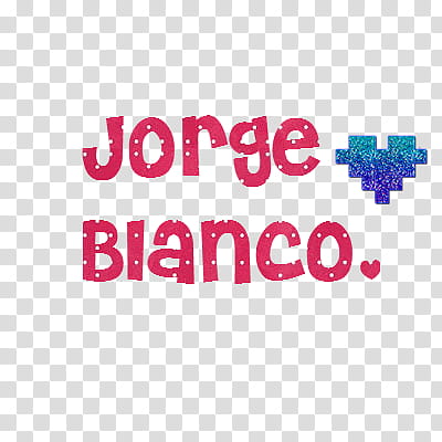 Firma Jorge Blanco transparent background PNG clipart