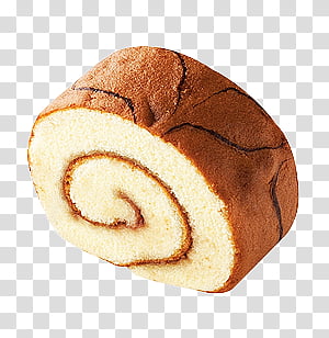 slice of cinnamon roll transparent background PNG clipart thumbnail
