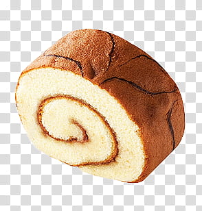 slice of cinnamon roll transparent background PNG clipart