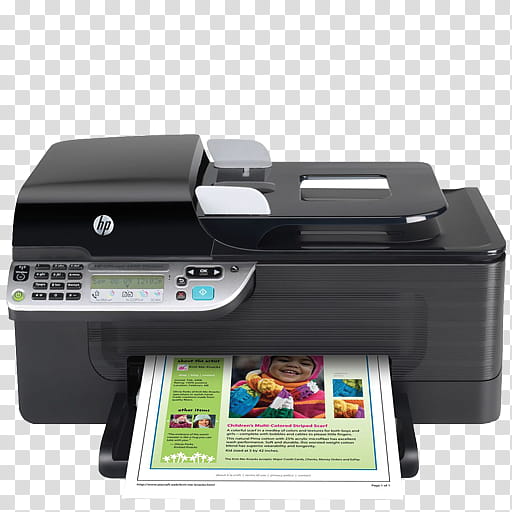HP OfficeJet  Printer, gray and black HP desktop printer transparent background PNG clipart