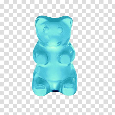 AESTHETICS , blue gummy bear transparent background PNG clipart