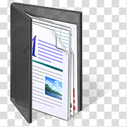Black Vista, document file folder icon transparent background PNG clipart