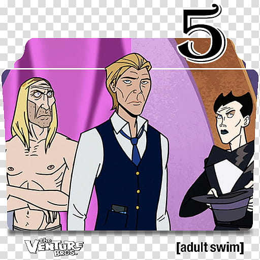 The Venture series and season folder icons, The Venture Bros. S ( transparent background PNG clipart