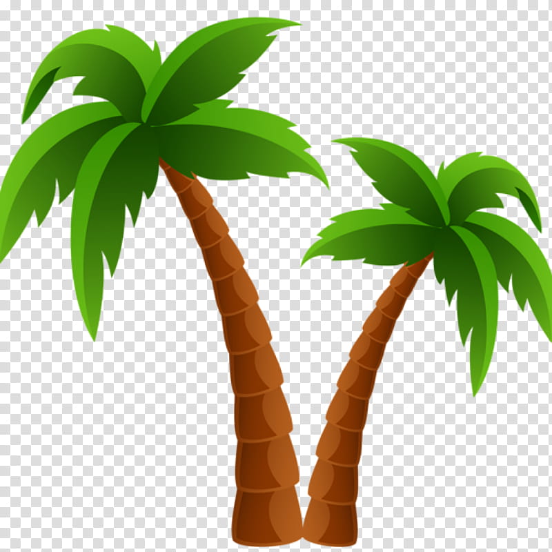 Coconut tree isolated coloring page for kids Vector Image