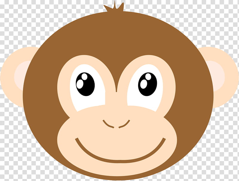 Happy Face, Drawing, Snout, Monkey, Gorilla, Cartoon, Curious George, Cheek transparent background PNG clipart