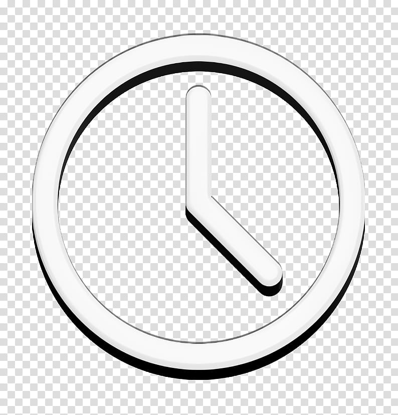 clock icon hour icon minute icon, Second Icon, Time Icon, Timer Icon, Watch Icon, Line, Circle, Symbol transparent background PNG clipart