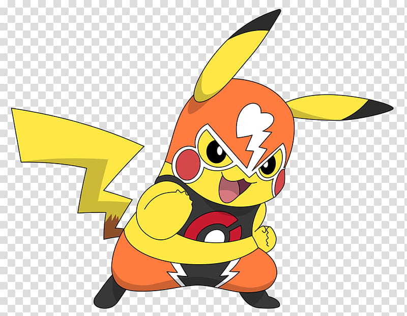 Pikachu luchador, Pokemon Pikachu illustration transparent background PNG clipart