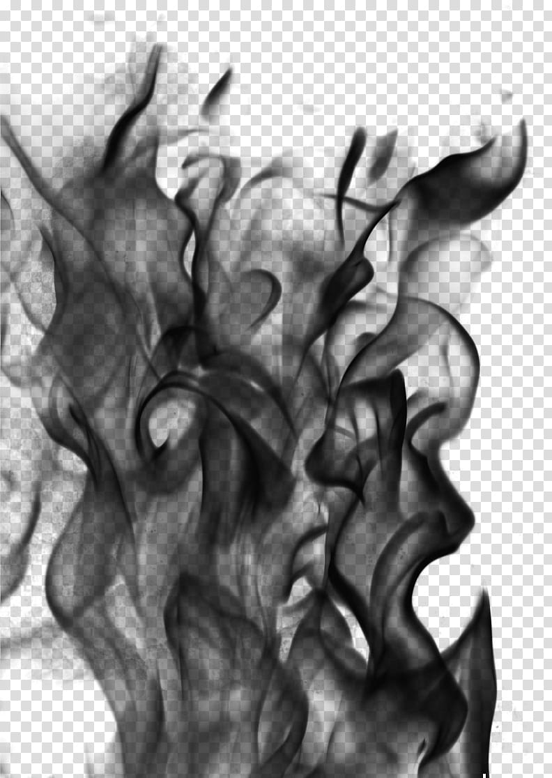 for Flame Brushes, black smoke illustration transparent background PNG clipart