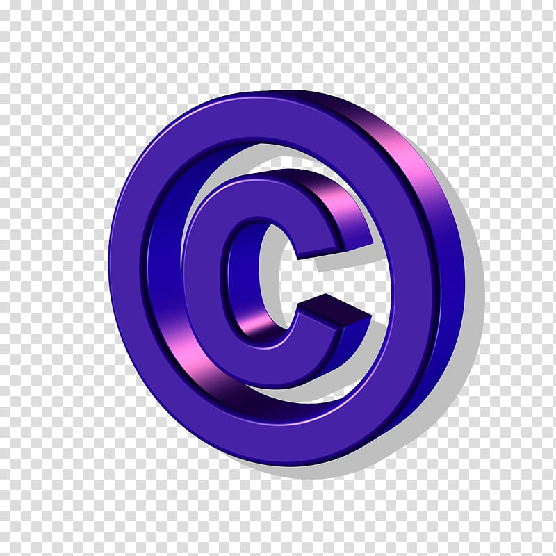 Copyright Symbol, United States Of America, Intellectual Property, Law, Artist, License, Rights, Violet transparent background PNG clipart