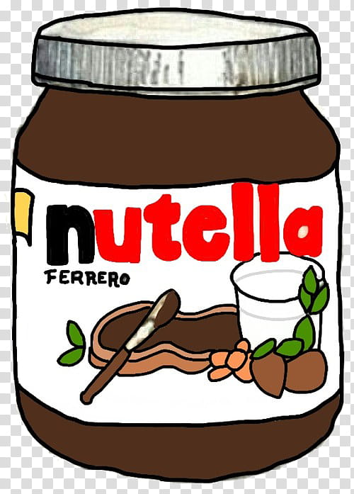, Nutella jar illustration transparent background PNG clipart