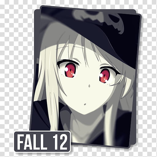 Anime Icon , Fall  F, Fall  anime character folder icon illustration transparent background PNG clipart