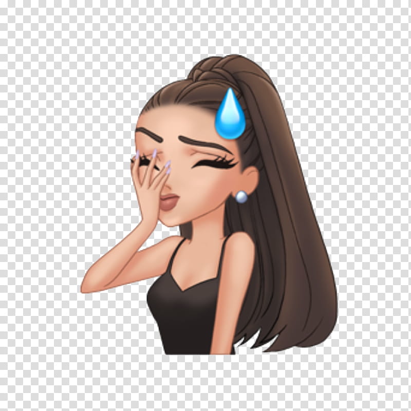 Arimojis part II elliexcutiepie, female face palm emoji transparent background PNG clipart