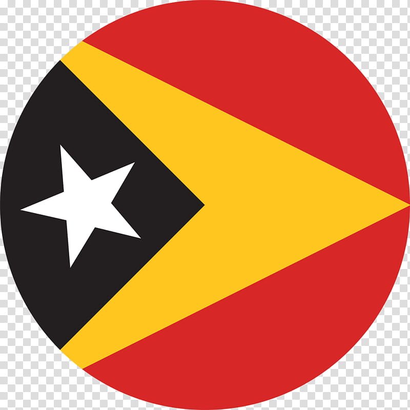 Flag, Timorleste, Flag Of East Timor, National Flag, Footage, Yellow, Line, Circle transparent background PNG clipart