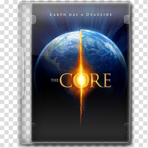 the BIG Movie Icon Collection C, The Core, The Core DVD case transparent background PNG clipart