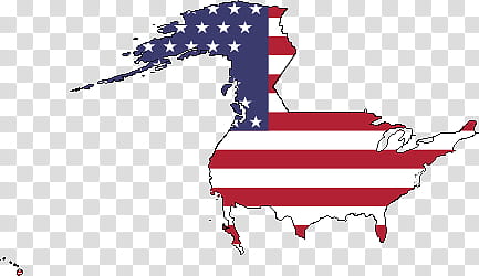 Future US Flag Map transparent background PNG clipart