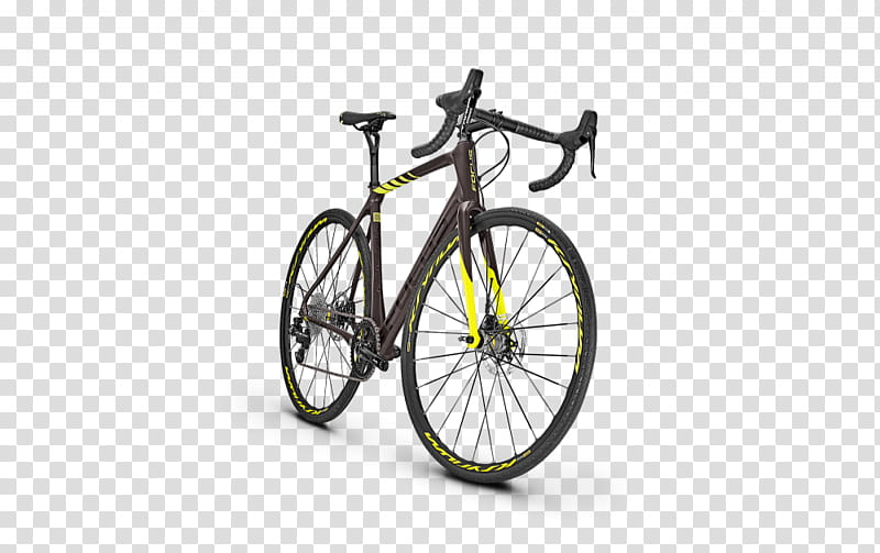 Background Yellow Frame, Focus Izalco Race Ultegra 2018, Bicycle, Racing Bicycle, Disc Brake, Bicycle Groupsets, Duraace, Bicycle Frames transparent background PNG clipart