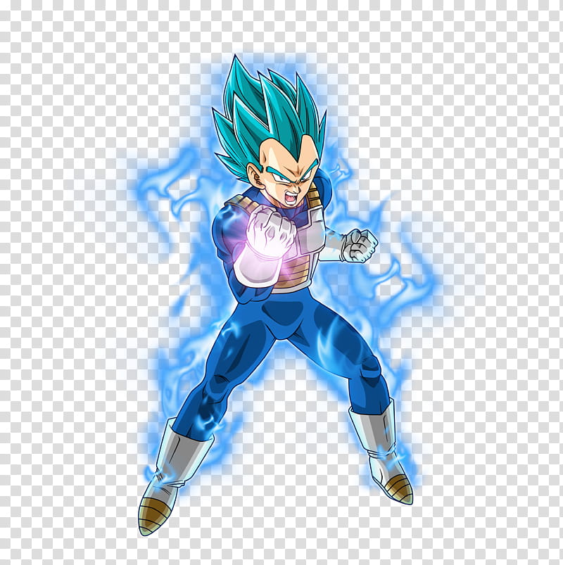 Vegeta SSJ Blue KI transparent background PNG clipart