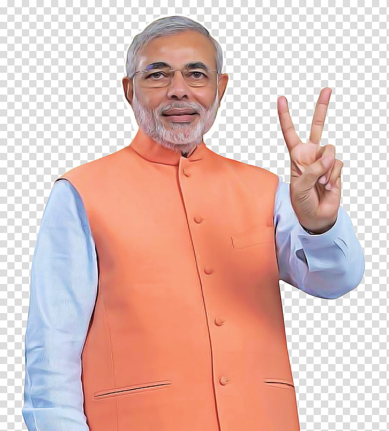 Modi, Narendra Modi, India, Prime Minister Of India, Finger, Arm, Thumb, Gesture transparent background PNG clipart