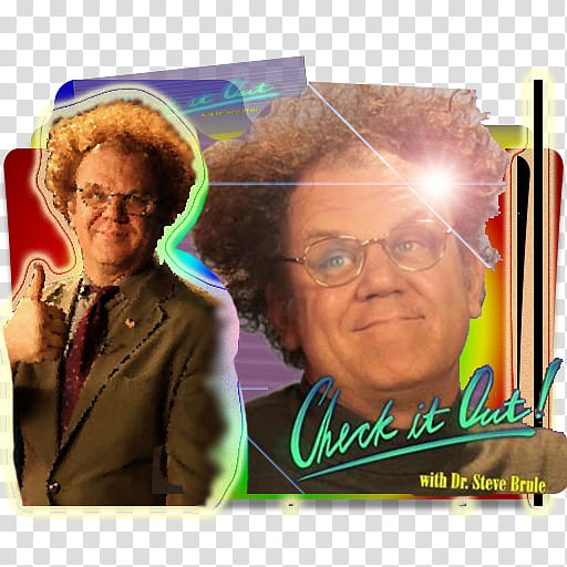 Check It Out with Dr Steve Brule Folder Icon, chreck it transparent background PNG clipart