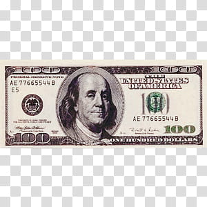 ,  U.S. dollar banknote transparent background PNG clipart