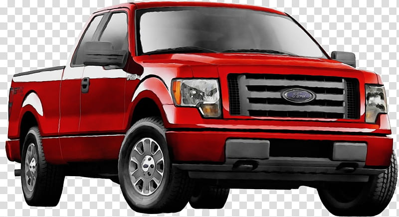 Ford Land Vehicle, Watercolor, Paint, Wet Ink, Car, Pickup Truck, 2011 Ford F150 Xlt, Used Car transparent background PNG clipart