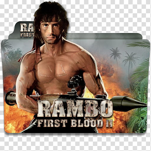 Rambo Collection Part  Folder Icon , Rambo, First Blood  transparent background PNG clipart