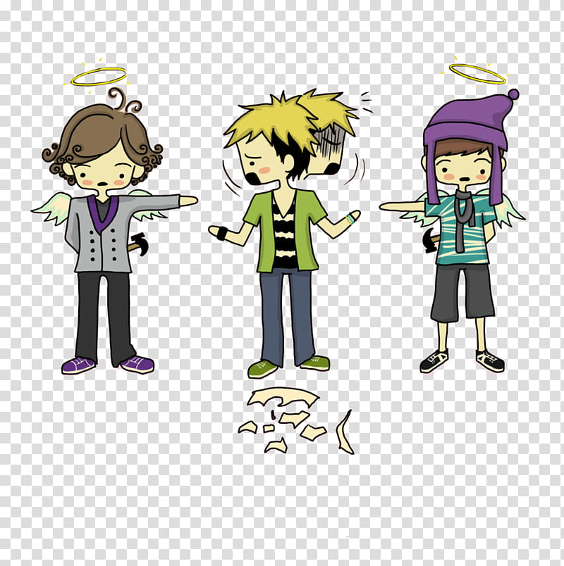 One Direction Caricaturas , yellow haired boy illustration transparent background PNG clipart