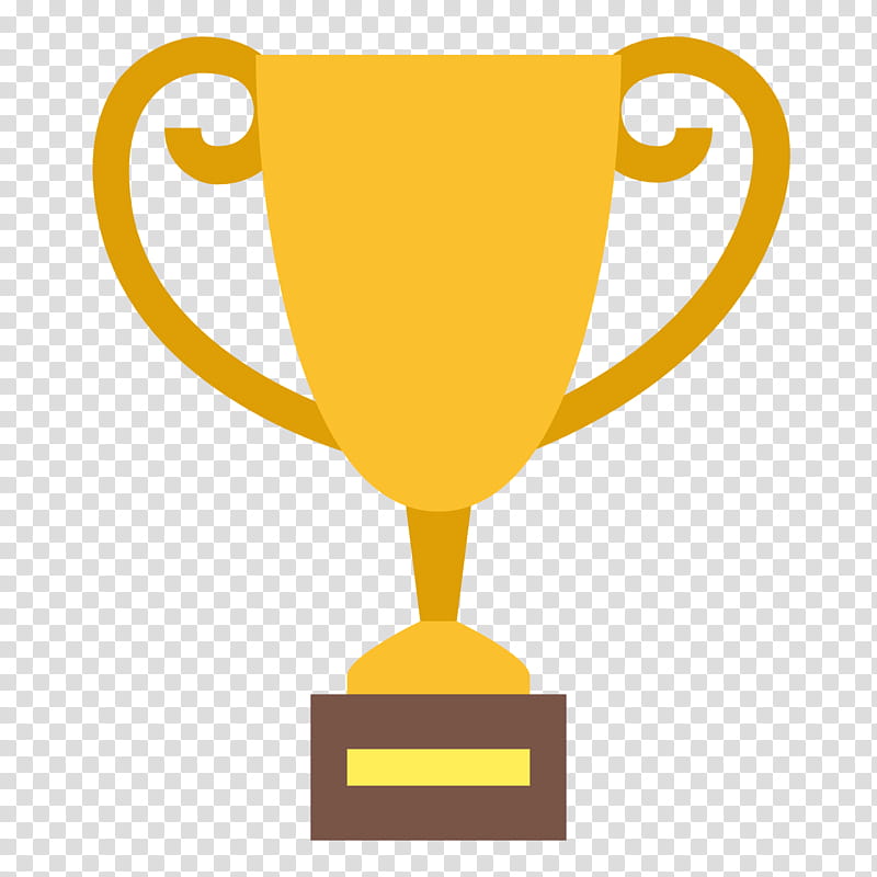 Trophy, Award Or Decoration, Participation Trophy, Prize, Drinkware, Yellow, Tableware transparent background PNG clipart