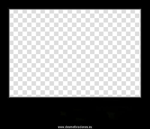 Desmotivaciones, rectangular black border transparent background PNG clipart