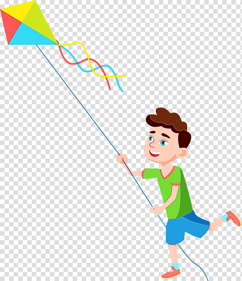 cartoon line child happy, Makar Sankranti, Maghi, Bhogi, Kite Flying, Watercolor, Paint, Wet Ink transparent background PNG clipart