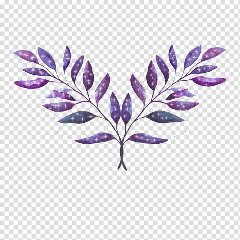 leaf plant purple flower tree, Branch, Monkshood, Perennial Plant transparent background PNG clipart