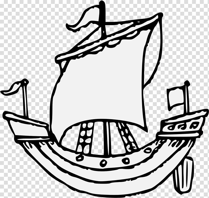 Book Drawing, Line Art, Coloring Book, Ship, Sail, Boat, Sailing Ship, Vehicle transparent background PNG clipart